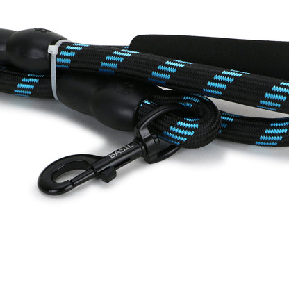 Basil Rope Leash for Dogs — in use