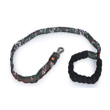 Basil Shock Absorbing Stretch Leash For Dogs Green
