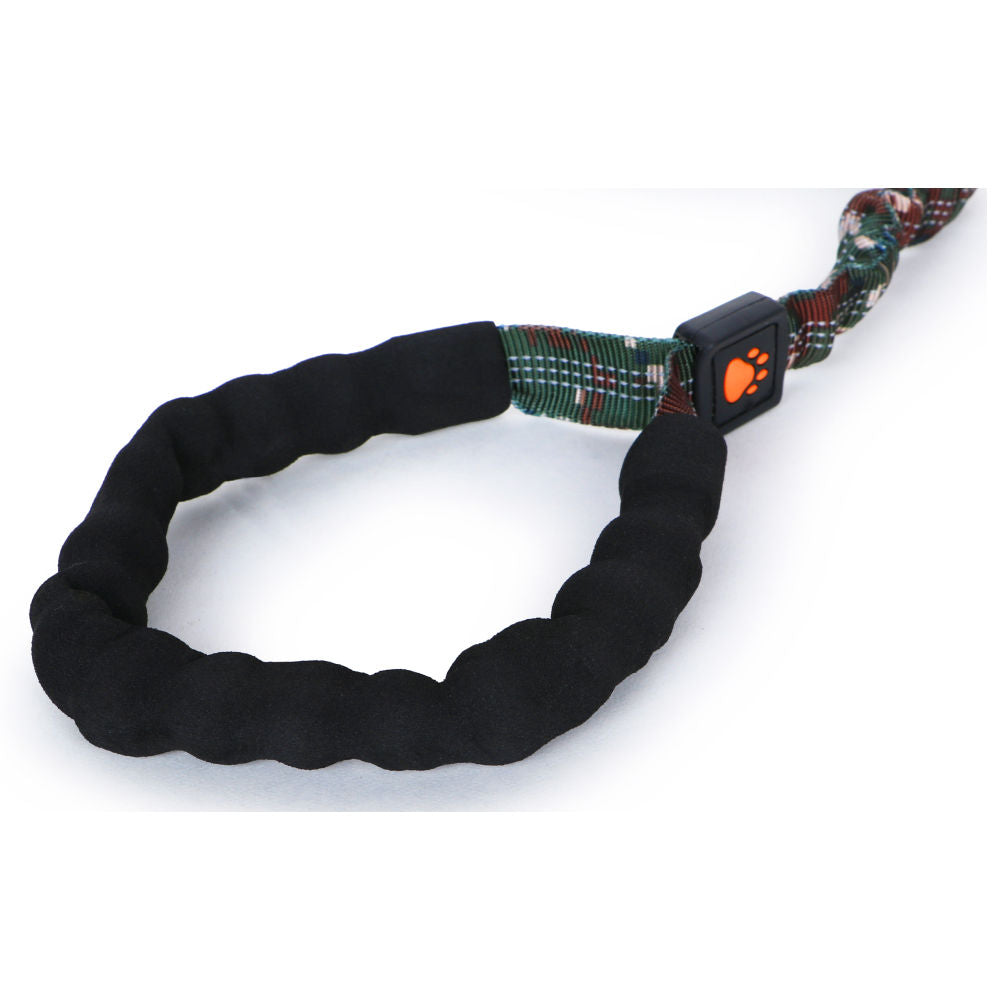 Basil Shock Absorbing Stretch Leash for Dogs — side view