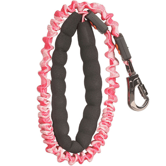 Basil Shock Absorbing Stretch Leash For Dogs Pink