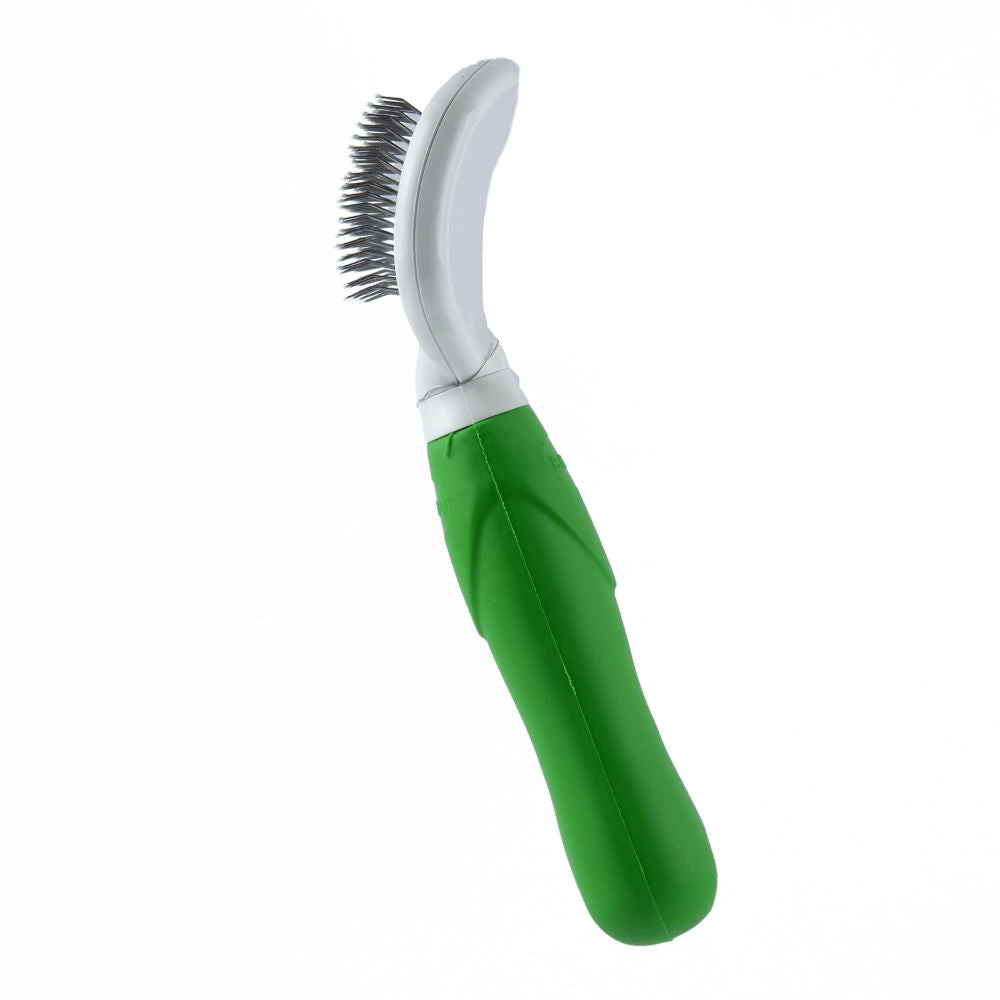 Basil Slicker Brush for Dogs and Cats — back view