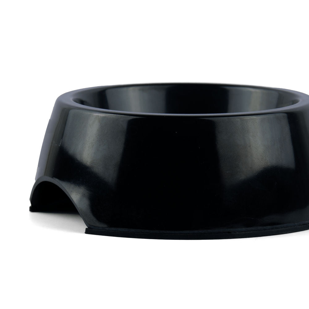 Basil Solid Color Melamine Bowl for Dogs and Cats — back view