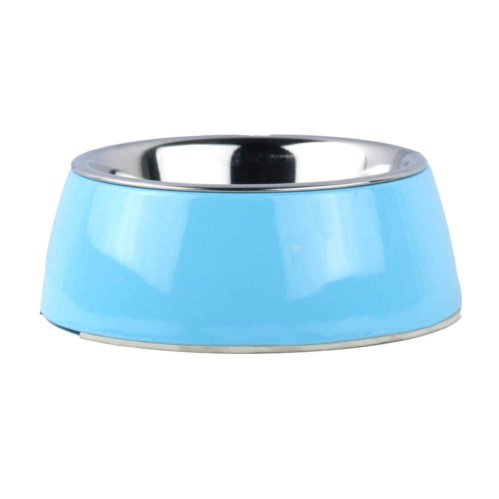 Basil Solid Color Melamine Bowl for Dogs and Cats — detail shot