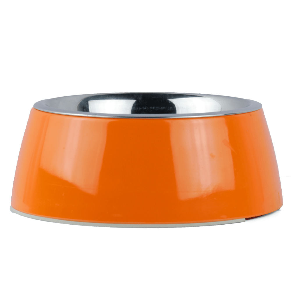 Basil Solid Color Melamine Bowl Orange