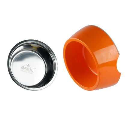 Basil Solid Color Melamine Bowl for Dogs and Cats — detail shot