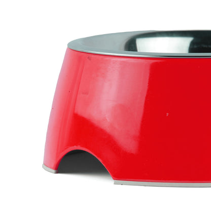 Basil Solid Color Melamine Bowl for Dogs and Cats — side view