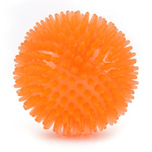 Basil Squeaky Rubber Ball Toy For Dogs Orange
