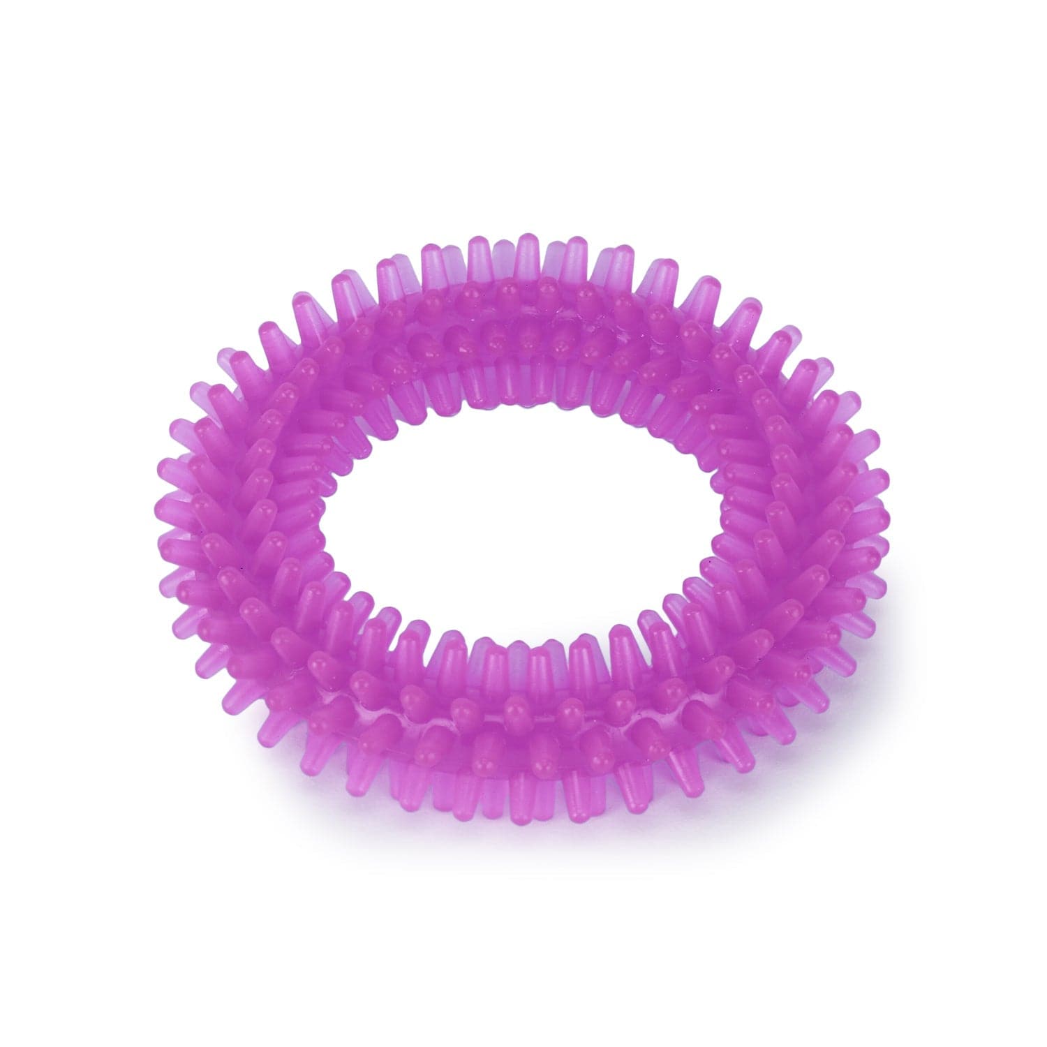 Basil Teething Ring Chew Toy For Dogs Purple