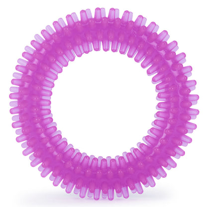 Basil Teething Ring Chew Toy for Dogs | For Medium Chewers — detail shot