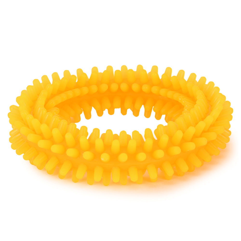 Basil Teething Ring Chew Toy For Dogs Orange