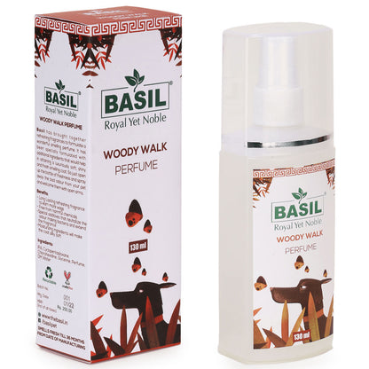 Basil Woody Walk Fresh Perfume Spray for Dogs and Cats — detail shot