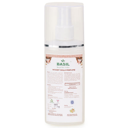 Basil Woody Walk Fresh Perfume Spray for Dogs and Cats — in use