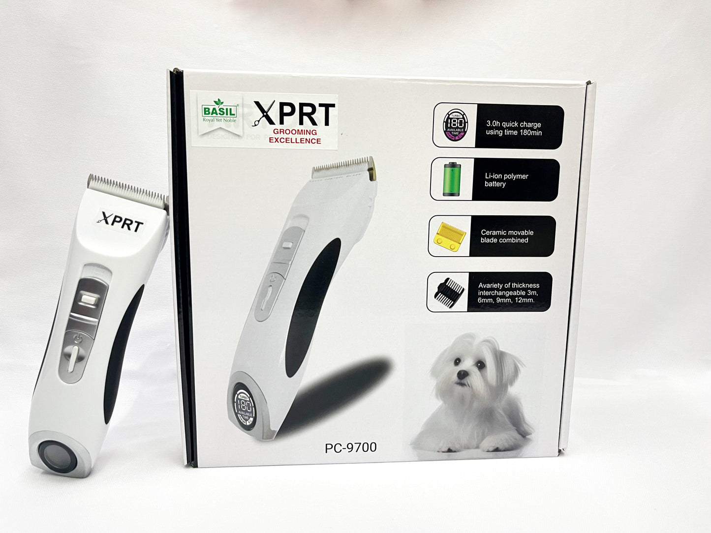 Basil Xprt Pc 9700 Rechargeable Trimmer For Dogs And Cats - Image 3
