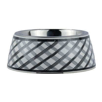 Basil Check Print Melamine Bowl for Dogs and Cats — image 6