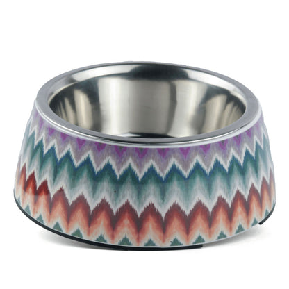 basil-multizig-print-melamine-bowl 200mL