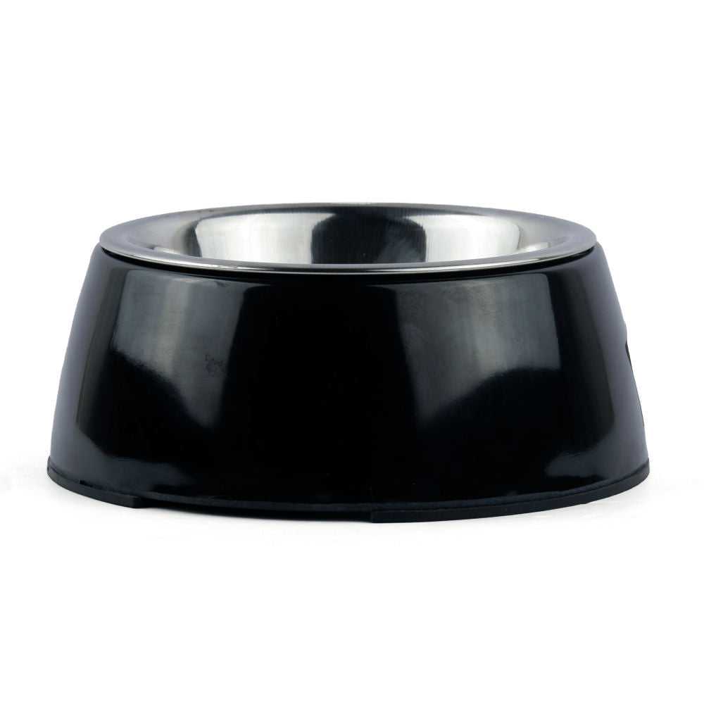 basil-solid-color-melamine-bowl-black 200mL