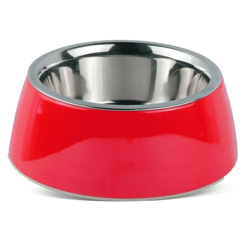 basil-solid-color-melamine-bowl-red 200mL