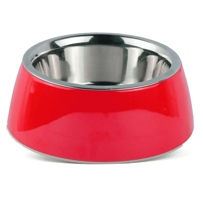 basil-solid-color-melamine-bowl-red 400mL