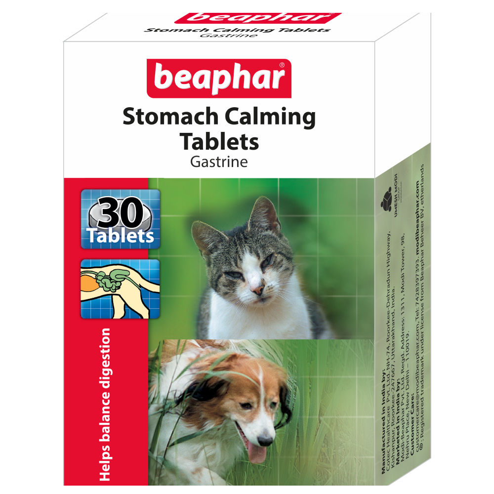 Beaphar Stomach Calming Gastrine Tablets For Cats And Dogs