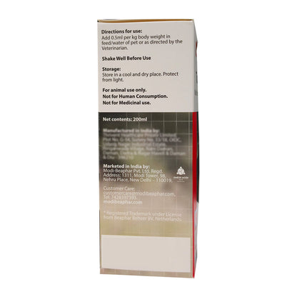 Beaphar Top 10 Multi Vitamin Syrup Supplement for Dogs — back view