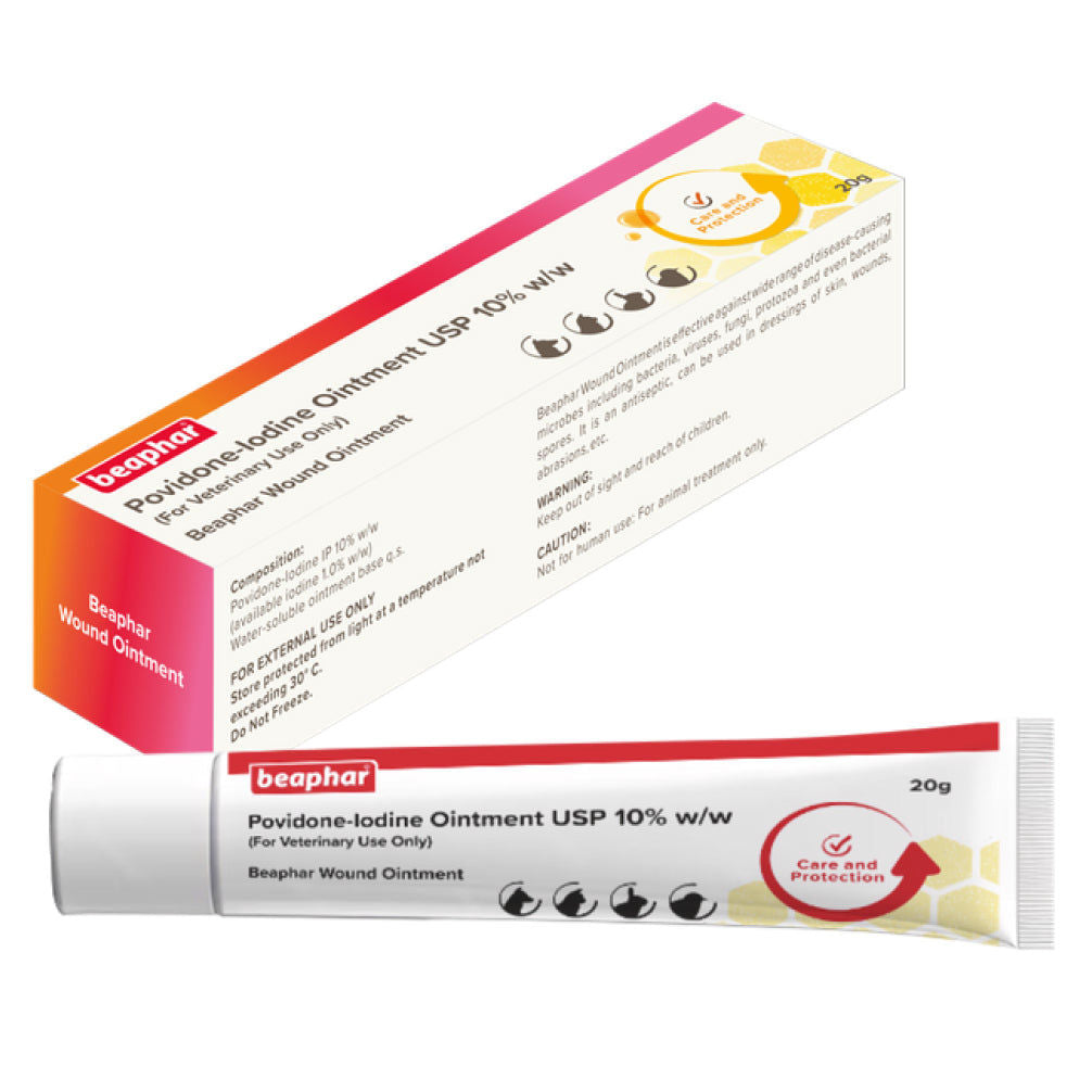 Beaphar Povidone Iodine Wound Healing Powder For Dogs Cats - Image 3