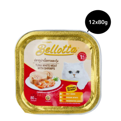 bellotta-tuna-light-meat-with-shrimps-cat-wet-food 12x80g