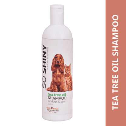 BI Grooming So Shiny Tea Tree Oil Shampoo for Dogs and Cats — detail shot