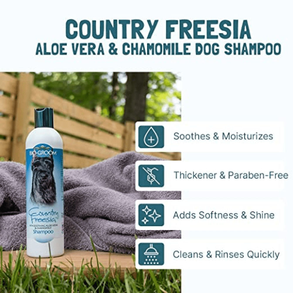 Bio Groom Country Freesia Natural Scent Shampoo for Dogs and Cats — back view