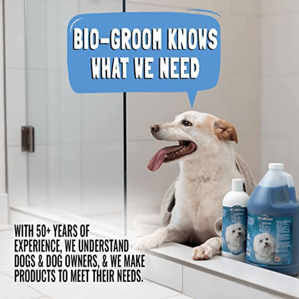 Bio Groom Country Freesia Natural Scent Shampoo for Dogs and Cats — in use