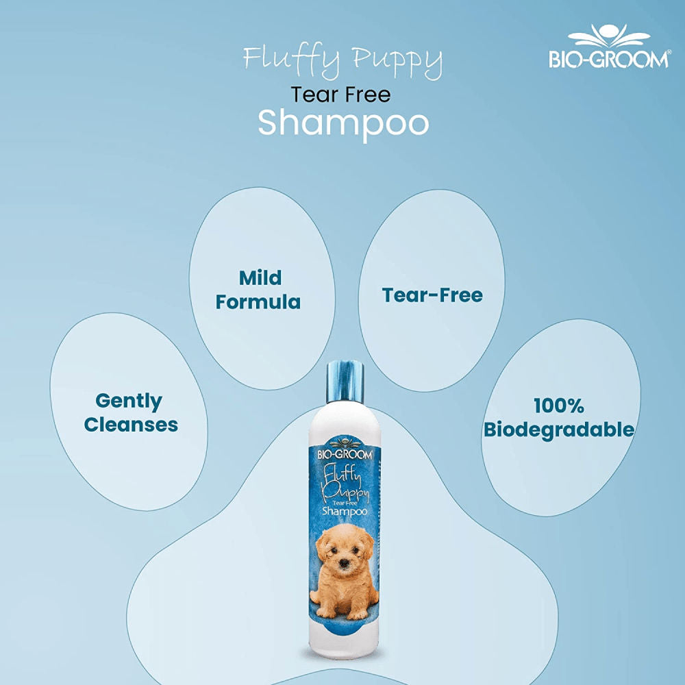 Bio Groom Fluffy Puppy Tear Free Shampoo for Dogs — side view
