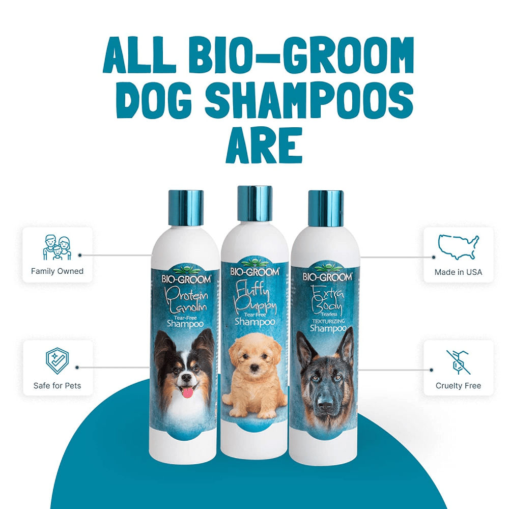Bio Groom Fluffy Puppy Tear Free Shampoo for Dogs — detail shot