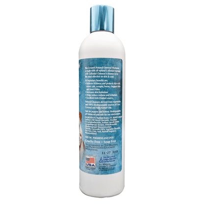 Bio Groom Natural Oatmeal Soothing Shampoo for Dogs and Cats — back view