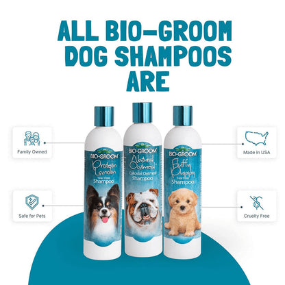 Bio Groom Natural Oatmeal Soothing Shampoo for Dogs and Cats — in use