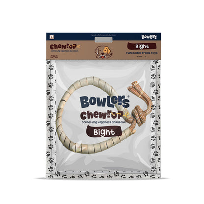 Bowlers Chewrope Bight Rope Toy For Dogs Brown