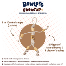 Bowlers Chewrope Marionette Rope Toy For Dogs Brown - Image 2