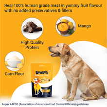 Bowlers Mango Jerky Dog Treats - Image 2