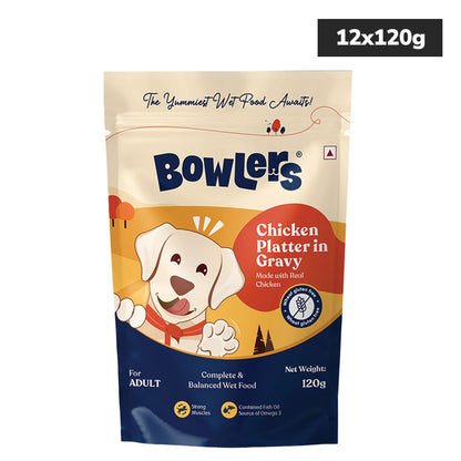 bowlers-chicken-recipe-in-gravy-dog-wet-food 12x120g