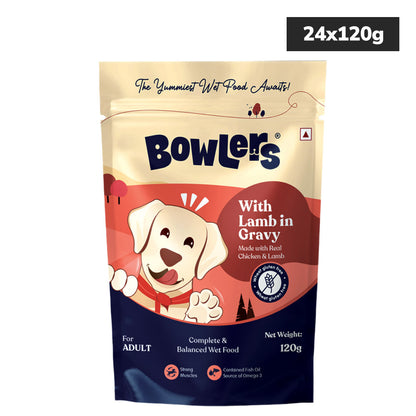 bowlers-lamb-in-gravy-dog-wet-food 24x120g