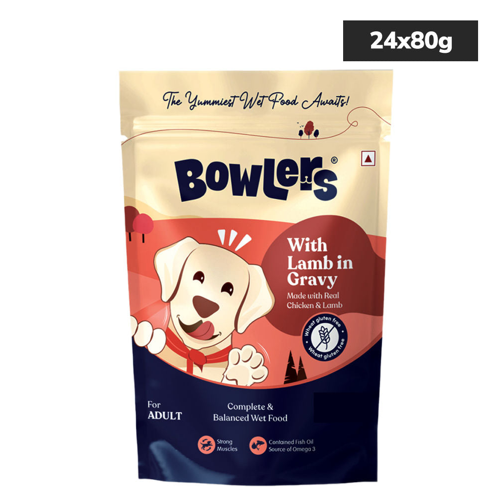 bowlers-lamb-in-gravy-dog-wet-food 24x80g