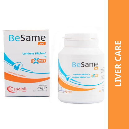 Candioli BeSame Tablet 200 Liver Supplement for Dogs and Cats — side view