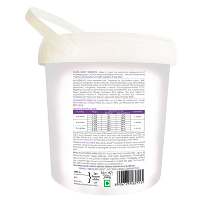 Canine Creek Pup Booster Puppy Weaning Diet for All Breeds — side view