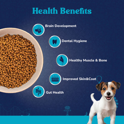 Carniwel Fresh Chicken Kibble Small Breed Puppy Dog Dry Food — back view