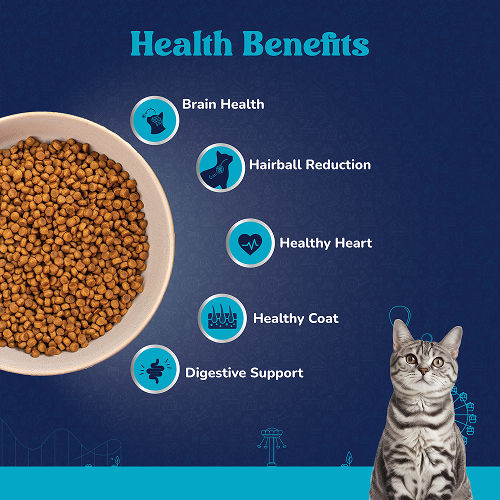 Carniwel Fresh Fish and Shrimp For Adult Cat Dry Food — side view