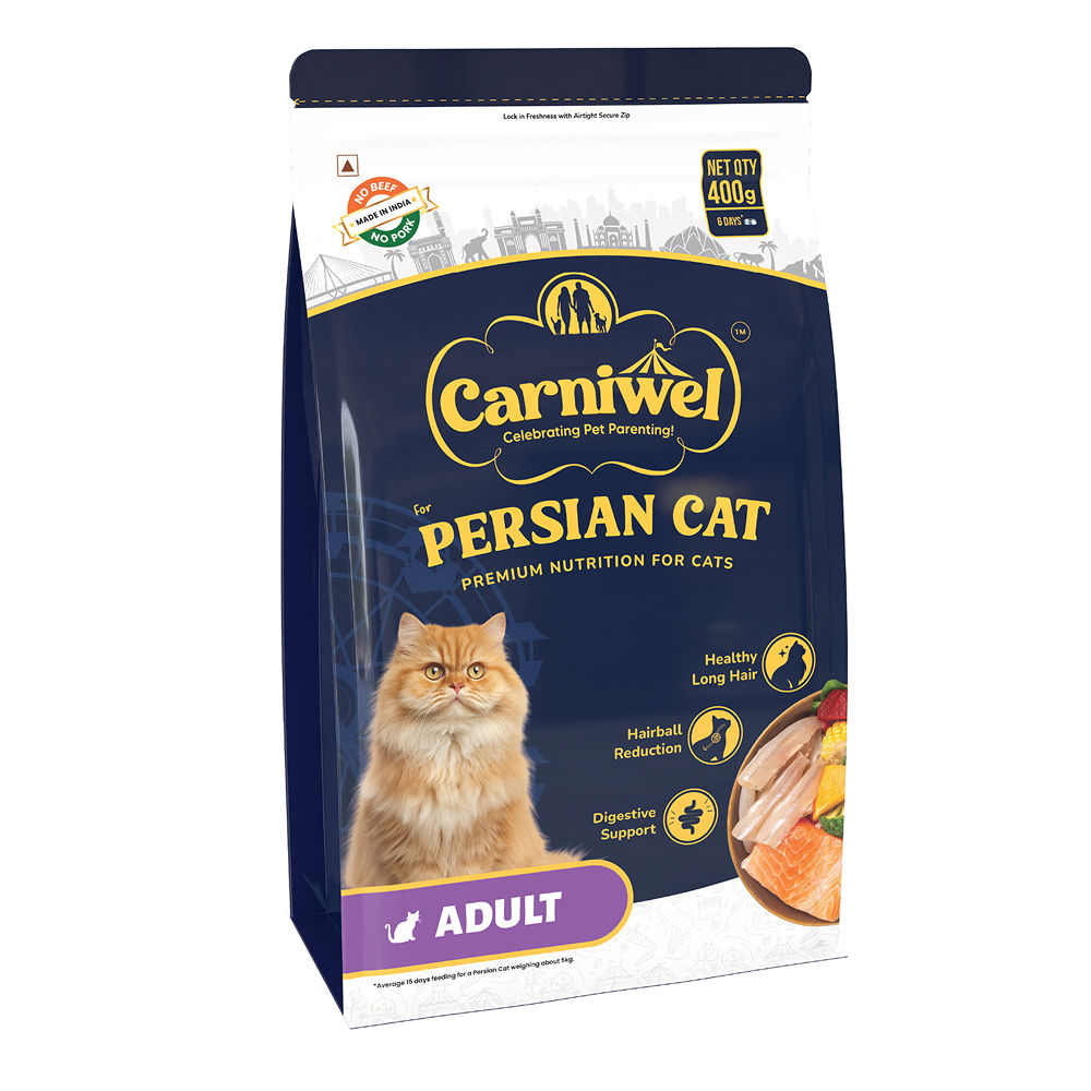 Carniwel Natural Nutrition For Skin Digestion Hairball Control Persian Adult Cat Dry Food