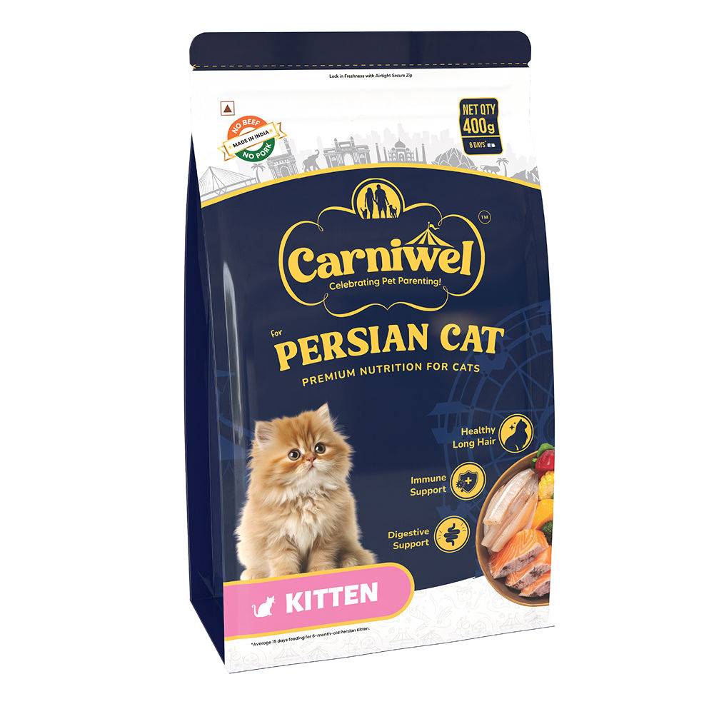 Carniwel Natural Nutrition For Skin Digestion Hairball Control Persian Kitten Cat Dry Food Copy