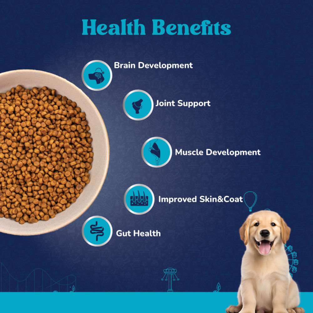 Carniwel Superfoods Veg Kibble for Large Breed Puppy Dog Dry Food — in use