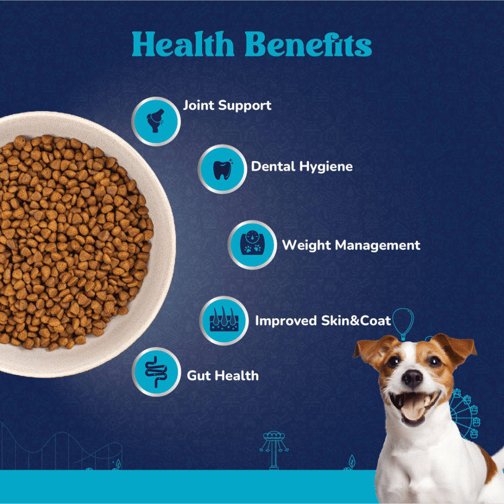 Carniwel Superfoods Veg Kibble Small Breed Adult Dog Dry Food — back view
