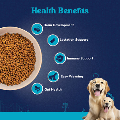Carniwel Superfoods Veg Kibble Starter For Large Breed Mother & Baby Dog Dry Food — back view