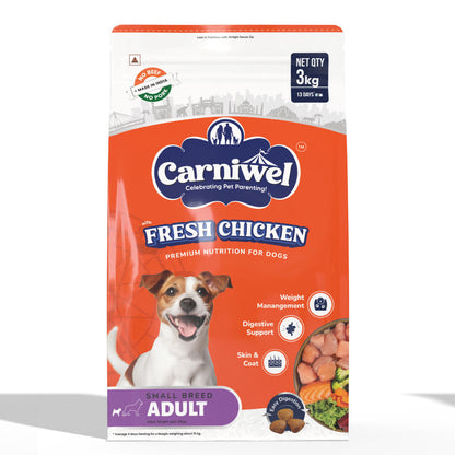 Carniwel Fresh Chicken Kibble Small Breed Adult Dog Dry Food — image 6