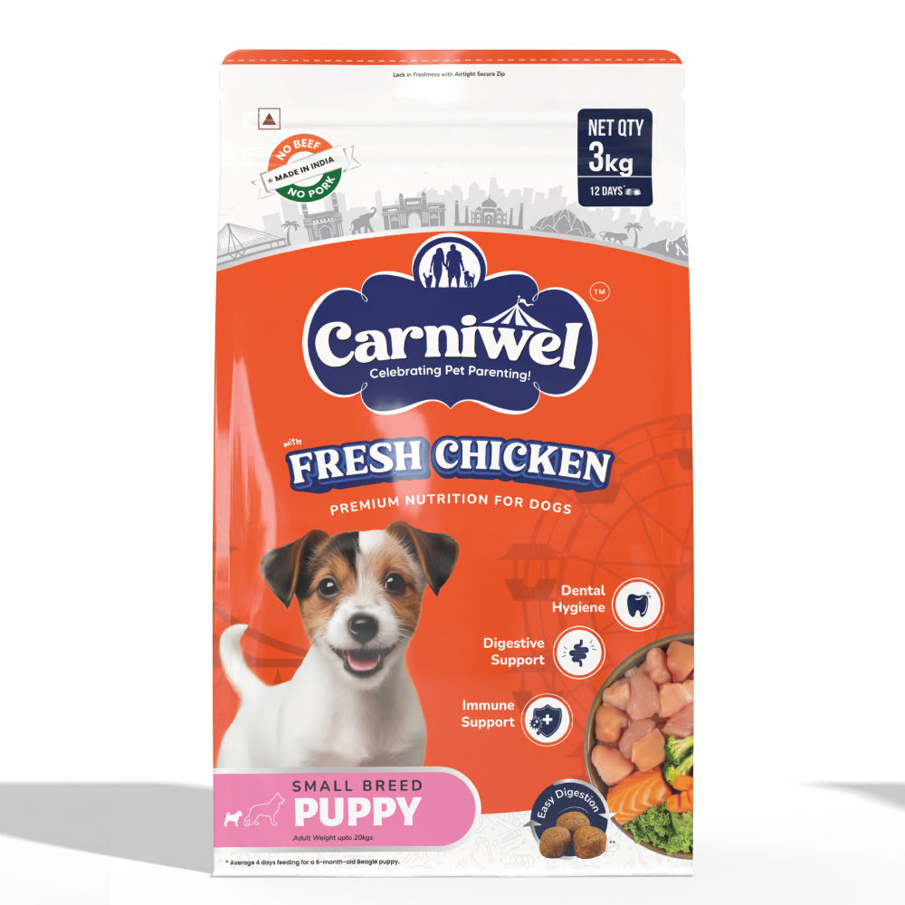 Carniwel Fresh Chicken Kibble Small Breed Puppy Dog Dry Food — image 6